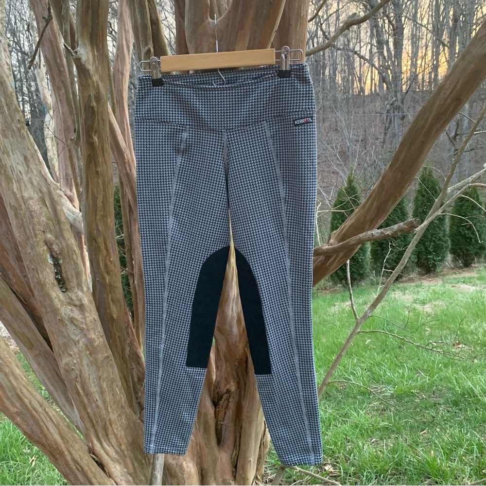 Kerrits Equestrian Riding Tights/Breeches in Houndstooth